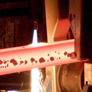 flame technologies steel industry molten beam cutting