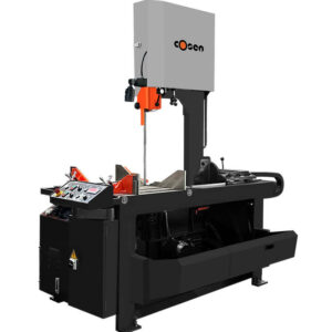 cosen saws v vertical tilt frame series heavy duty band saw for fabrication and production shops