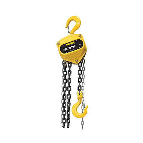 chain block hoist vertical lifting light industrial durable steel compact rigging