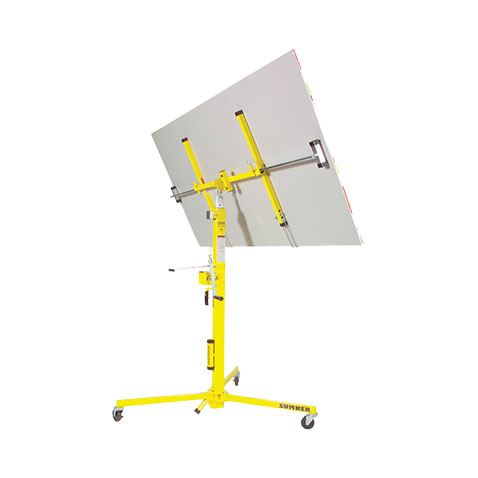 series drylift hvac lightweight drywall lift tilting head single operator fast setup