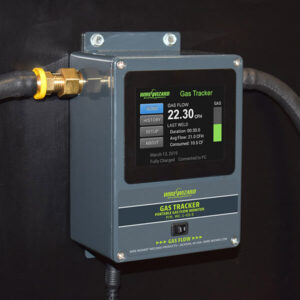 gas tracker flow monitor at the nozzle robotic or semi automatic mig or tig portable or mounted